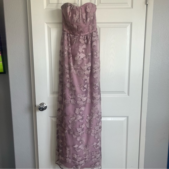 Lavender floral gown - Picture 4 of 4